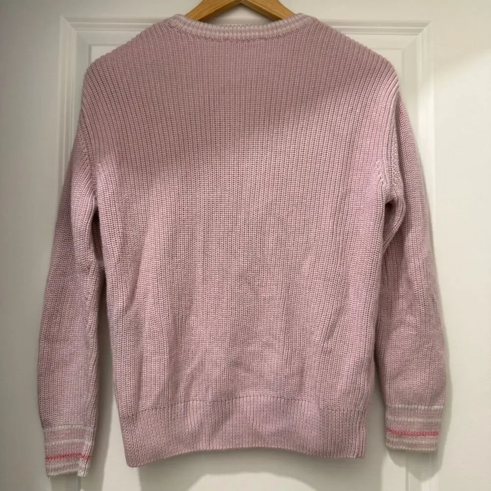 Marni KIDS' LOGO-EMBROIDERED SWEATER IN ROSA Girls Size 12